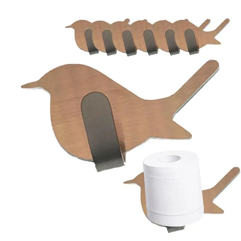 

Sticky Wall Hooks 8Pcs Bird Design Shower Organizer Hanger Nail Free Stainless Steel Kitchen Towel Hook Adhesive Door Hooks Wall