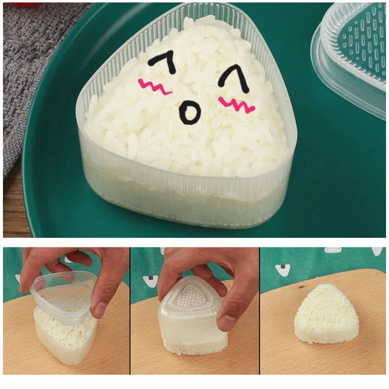 

Kitchen Gadgets Onigiri Set for Sushi Rolls Sushi Mold Onigiri Rice Ball Bento Press Maker Mold DIY Tools Kitchen Accessories