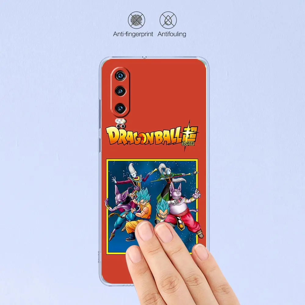 dragon ball z hot case for huawei p smart 2021 p30 lite z p20 y7 p40 y6 p30 pro y8p p50 plus clear phone cover coque free global shipping