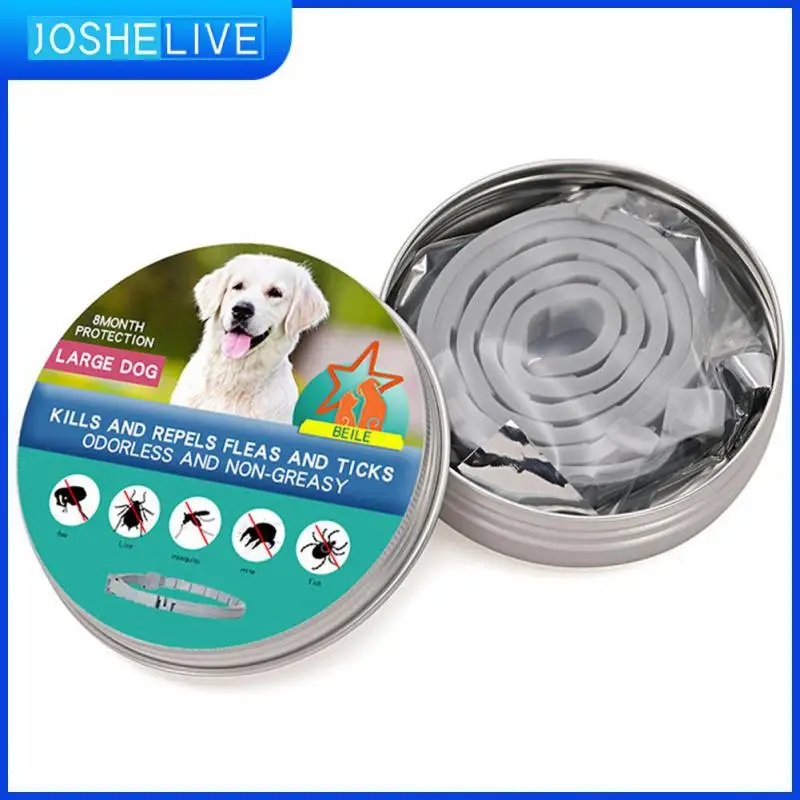 

Anti-parasitic Flea Collars For Dogs Cats Effective Pet Flea And Tick Collar Anti Bite Pet Supplies Pet Collars Retractable