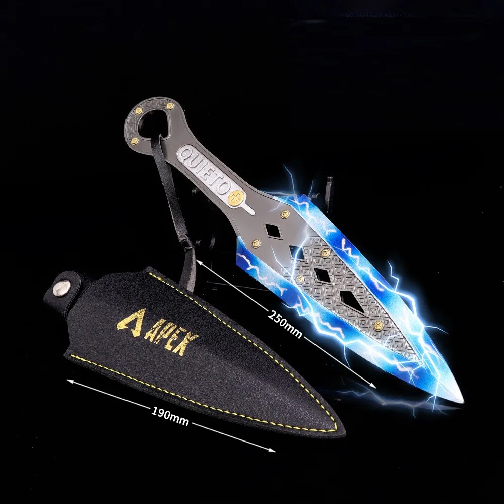 

Apex Legends реликвия Wraith Kunai обновление 25 см игровой периферический металлический нож неограненное лезвие Меч Модель оружия подарки игрушки для мальчиков
