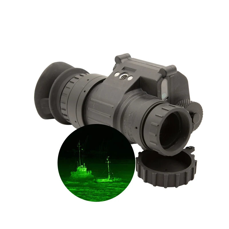 

High Performance Gen2+ Optic Mini PVS14 Helmet Mounted Handheld NV Monocular Night Vision Goggles Green Phosphor GP