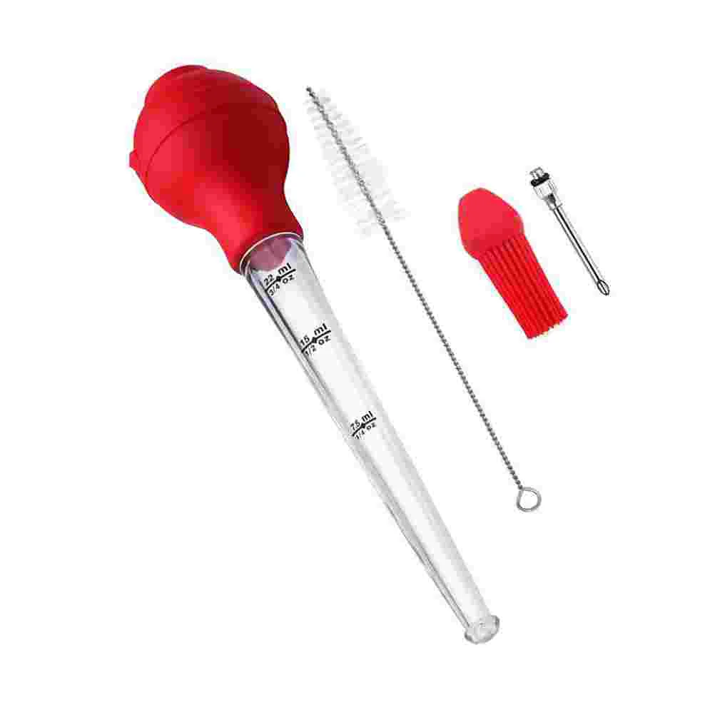 

1 Set Practical Useful Seasoning Pump Barbecue Tool Oil Driping Turkey Baster for Beef
