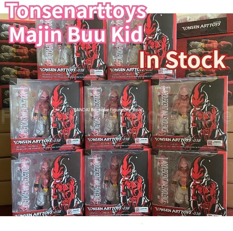 В наличии Tonsenarttoys Dragon Ball S.H.Figuarts SHF Подросток Malevolence Majin Buu Boo Kid Аниме Фигурки