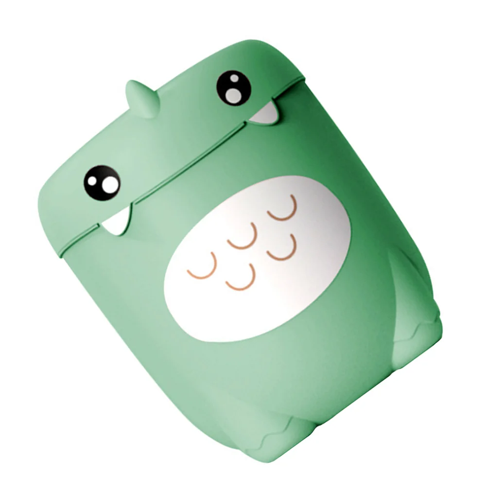 

Trash Can Bin Waste Garbage Room Rubbish Mini Basket Container Children Kitchendesktop Wastebasket Cartoondinosaur Holder Paper