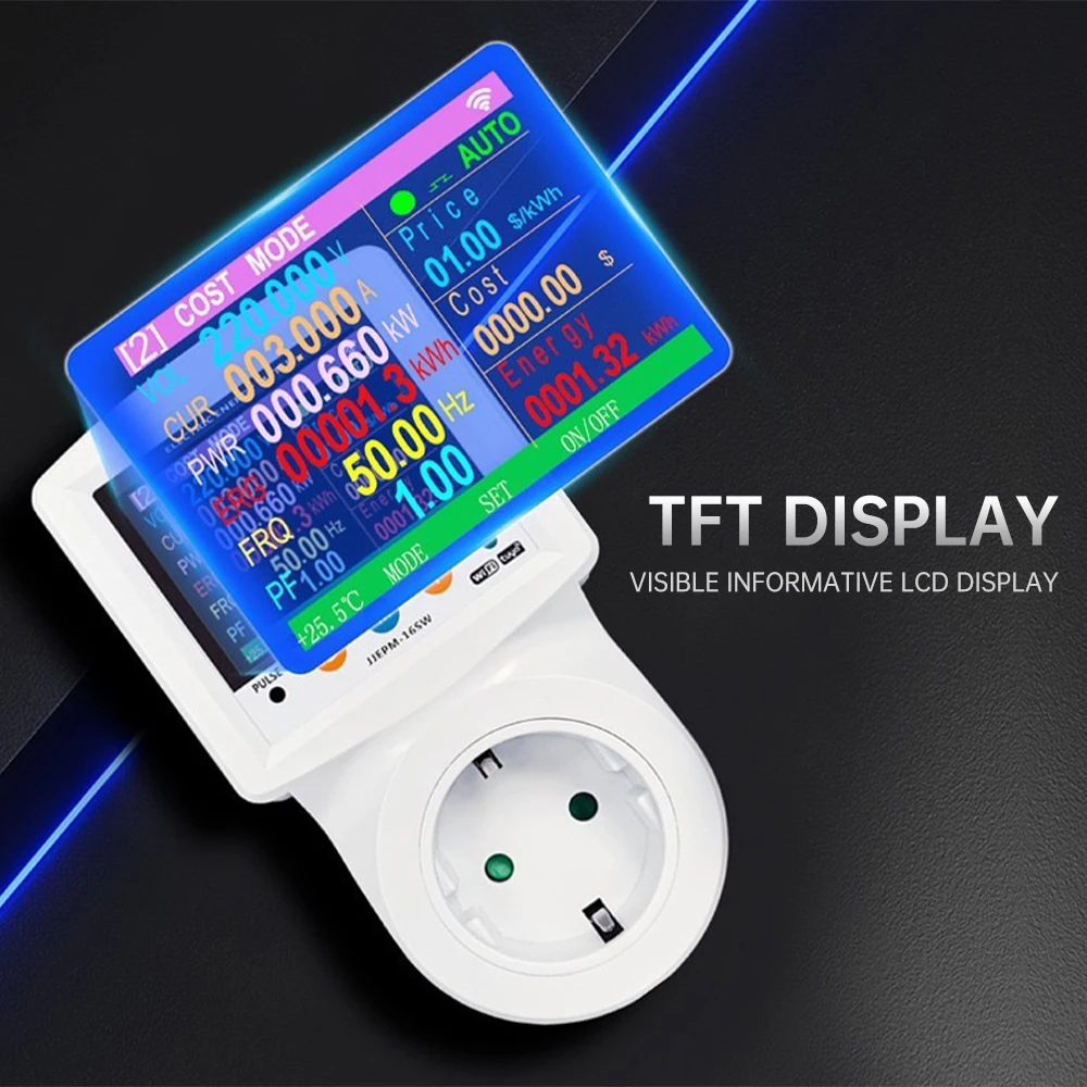 Умная розетка переменного тока Tuya Smart Life с Wi-Fi и дистанционным управлением защита