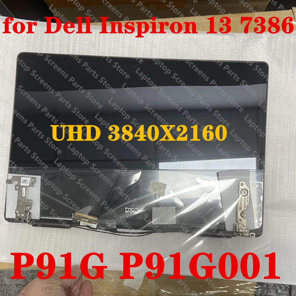 Купи For Dell Inspiron 13 7386 2-in-1 P91G P91G001 LCD Touch Screen Digitizer Replacement Full Assembly With Hinges UHD 3840X2160 за 8,910 рублей в магазине AliExpress