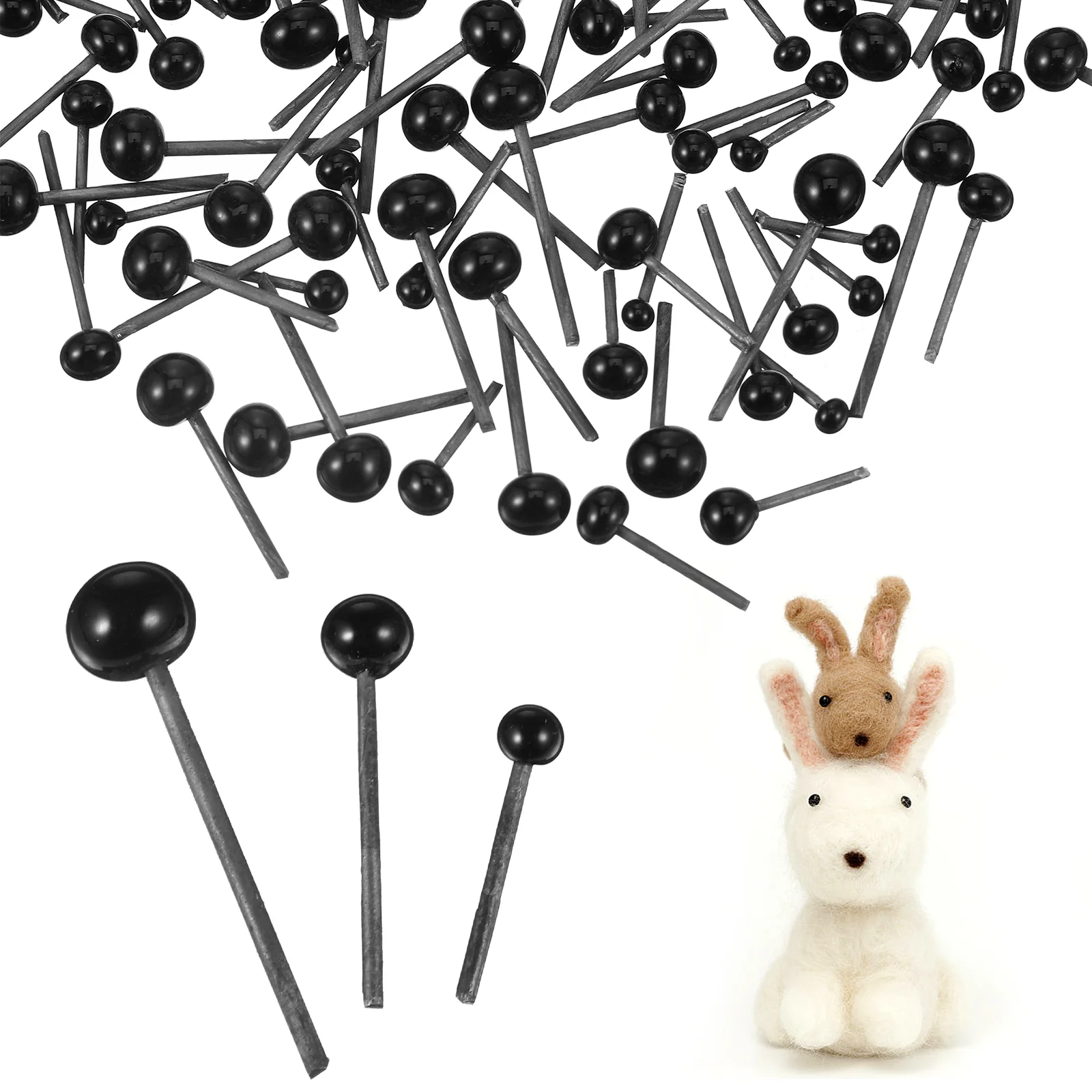 

300 Pcs Baby Toy Animals Stuffed Making Accessories Glass Eyes For Crochet Toys