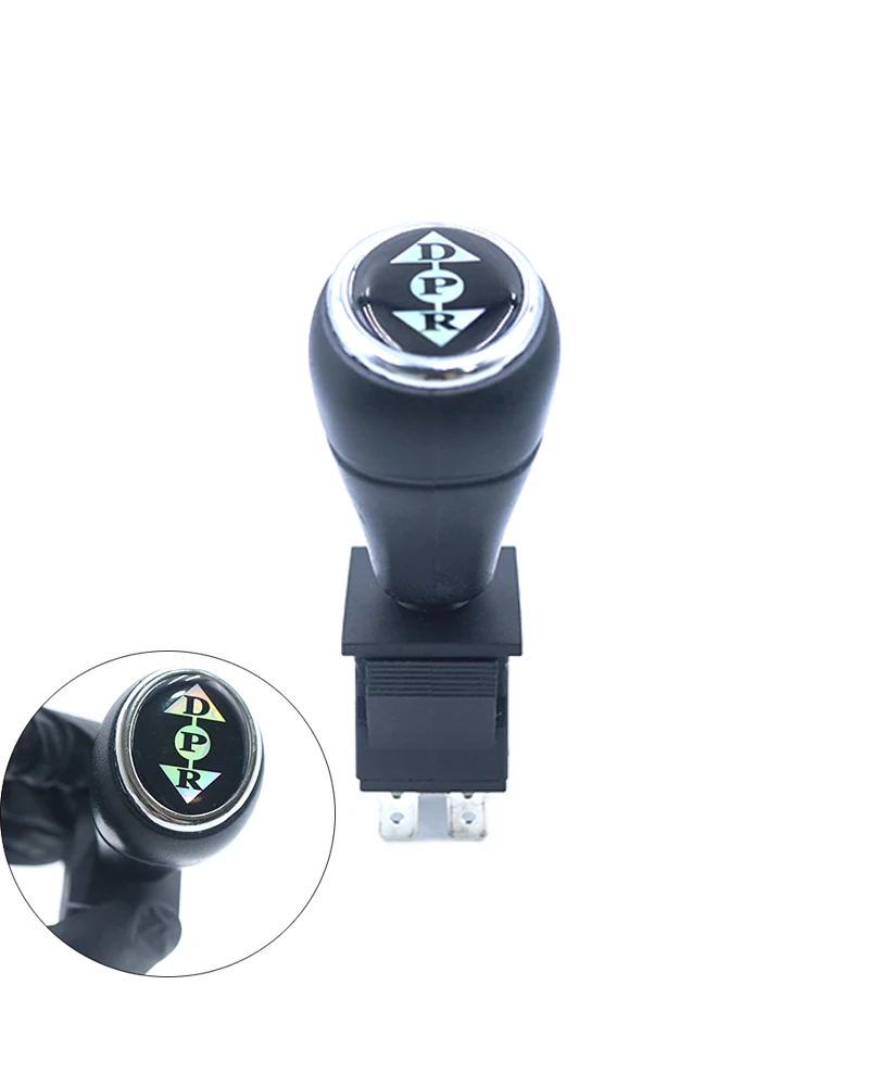 

Переключатель "Вперёд/Назад/Стоп" KCD4 для детской электрокары - Переключатель с ручкой для реверса ON-OFF-ON для замены стартера мотора игрушки