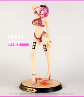 30cm one piece gk poison pink vinsmoke reiju anime action figure model sexy girl swimsuit desktop collection children toys gift