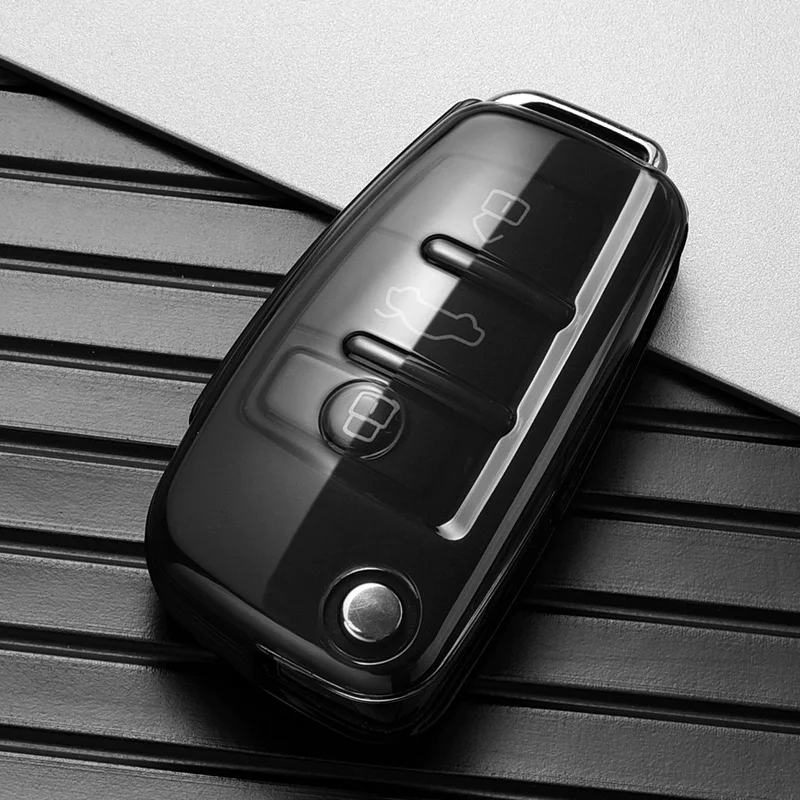 

Новый Складной Чехол Для Ключей Из ТПУ Для Audi A1 A3 A4 A5 A6 A7 S3 S7 S8 R8 Q2 Q3 Q5 Q7 Q8 SQ5 C5 C6 TT RS3 RS6 - Автомобил...