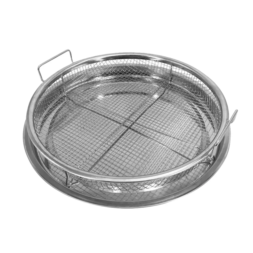 

NEW2023 Round French Fries Basket Heat-resistance Stainless Steel Frying Colander Gadgets Tools Western Snacks Air Fryer Accesso