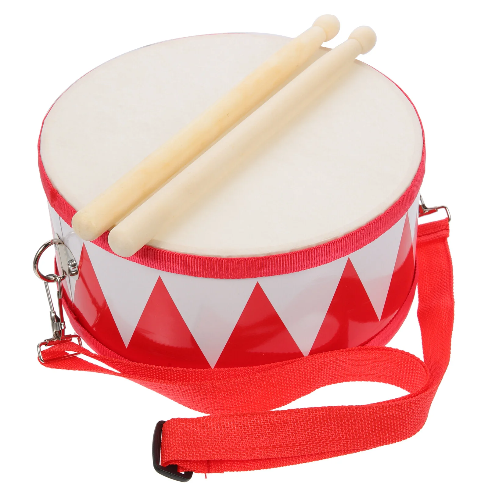 

Kids Tom Drum Hand Drum Musical Drum Toys Montessori Percussion Instrument with Mallet Drumsticks for Children 1 Set