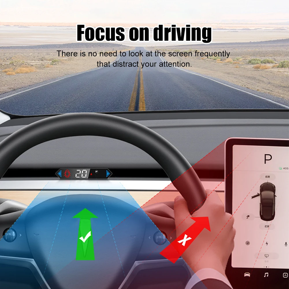 

Дисплей HUD на лобовое стекло для Tesla Model 3, специализированная Электроника модели Y, цифровой спидометр, автомобильный GPS для Tesla 2019-2022, автомоб...