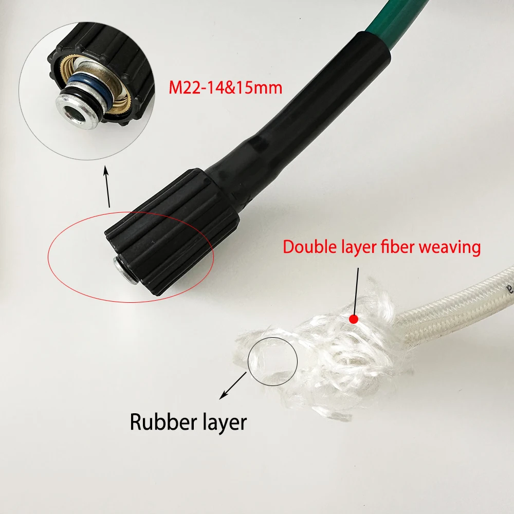 Двухслойный шланг для мойки автомобилей высокого давления 0 5-40 м Huter/ Kohler/Interskol/