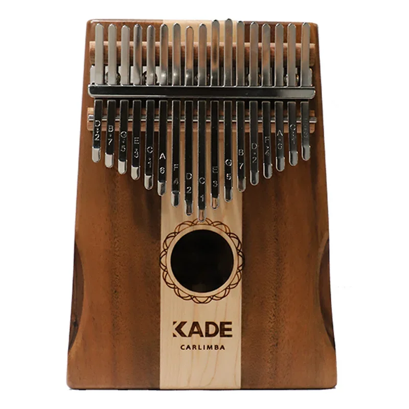 Деревянная клавиатура Kalimba 17 клавиш большой палец музыкальная подарок на любовь