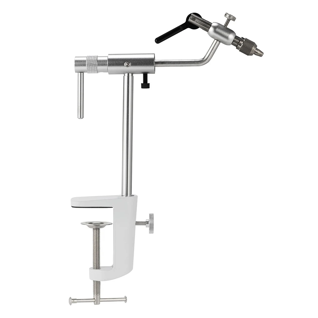 

Fly Tying Vise 360 Degree Stainless Steel Aluminum Alloy Portable Fishing Tackle Universal C-clamp Hook Mount Learner