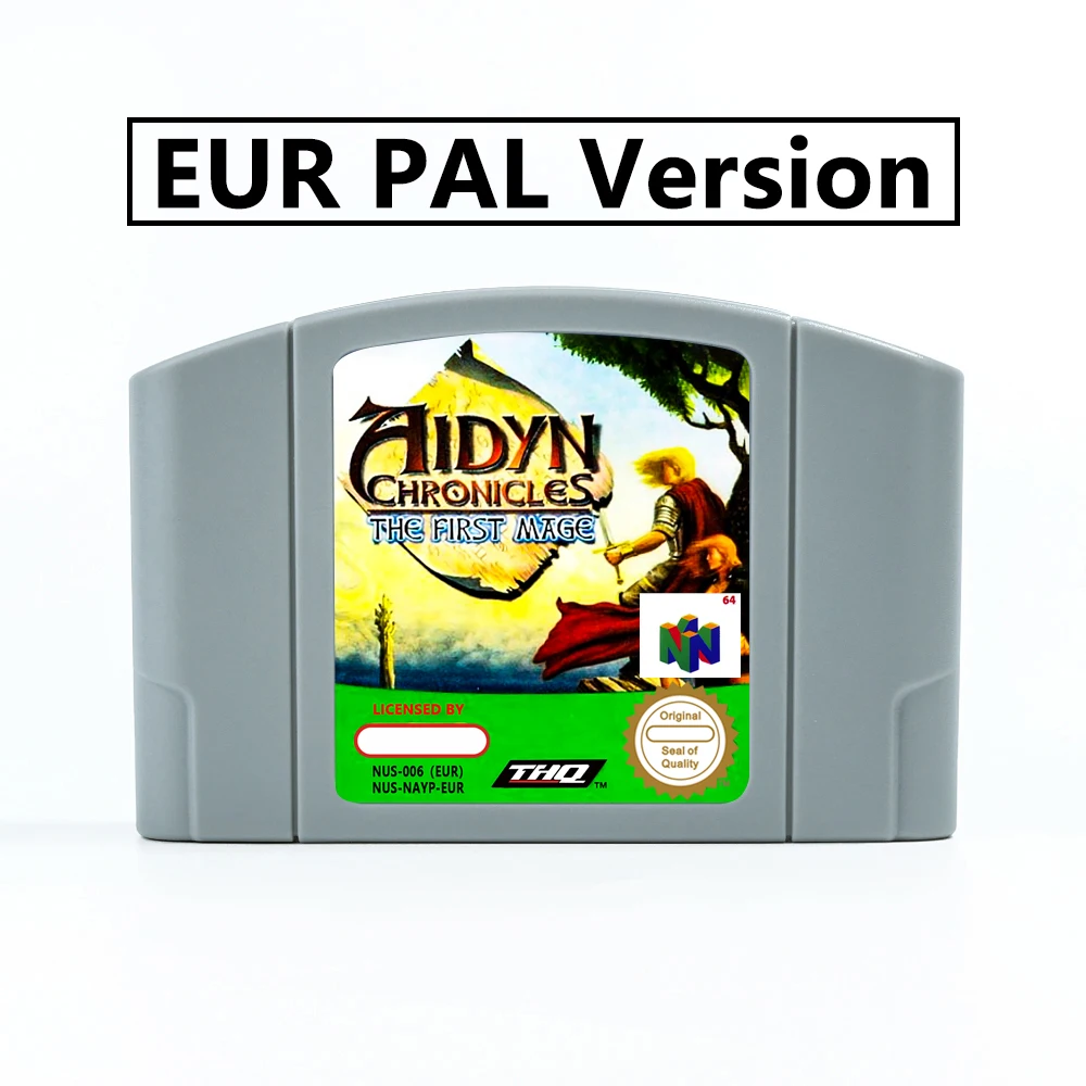 Игровой картридж Aidyn летоник-The First Mage 64 Bit американская версия NTSC или EUR PAL для