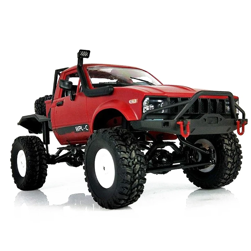 

WPL C14 1:16 Scale 2.4G 2CH 4WD Mini Off-road RC Semi-truck RTR Kids Climb Truck