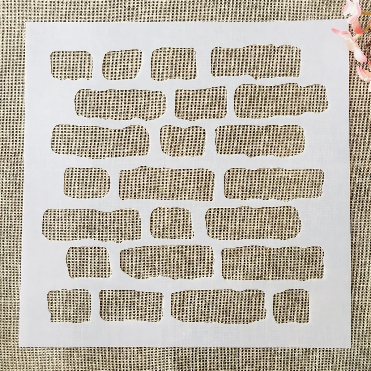 

30*30cm Bricks Wall DIY Layering Stencils Painting Scrapbook Coloring Embossing Album Decorative Template