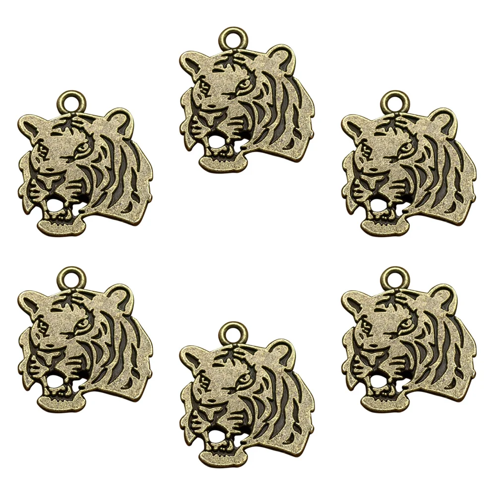 

20 Pcs Jewelry Bracelets Charm Pendant Ancient Silver DIY Charms Making Pendants Alloy