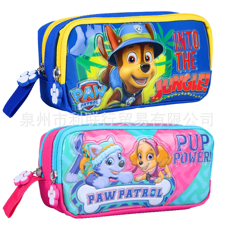 

Paw Patrol Animation Toy Peripheral Primary School Pencil Bag Children Storage Bag Stationery Pencil Box Children Birthday Gift