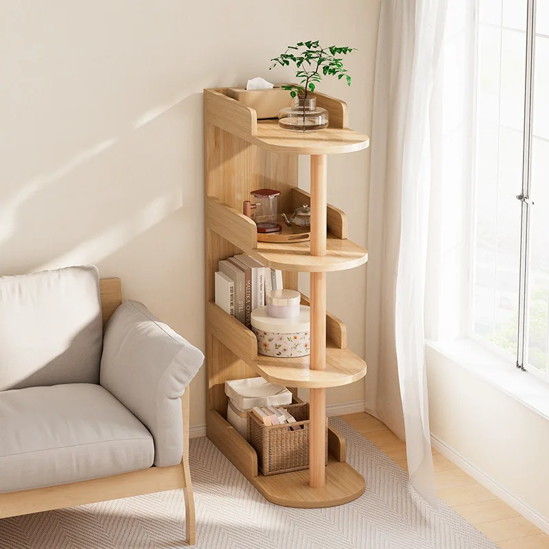 

Aoliviya Sh New Living Room Sofa Side Table Bedroom Bed Hair Clip Gap Storage Shelf Locker Small Bookshelf Floor Shelf