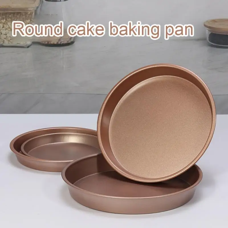

6/8/9/7inch Metal Pizza Baking Tray Pizza Tray Round Baking Tray Suitable For Home Kitchen Pastry Oven Baking Tools Dinner Plate