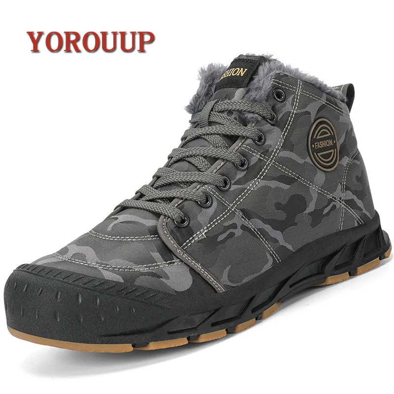 Men's Military Boot Hunting Trekking Combat Men Ankle Boot Waterproof Camping Mountaineering Winter Shoes Men Casual Men's Boots
