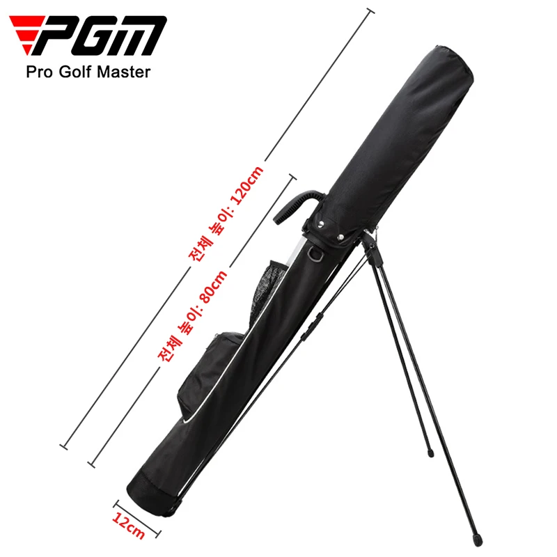 PGM Golf Stand Bag Lightweight Portable Golf Bracket Bag Waterproof Golf Gun Bag Support Stand Rack Large Capacity for 9 Clubs
