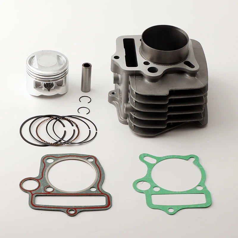 Мотоцикл Детали двигателя 56 мм Цилиндр Корпус Поршни Кольца Прокладка для YX140 YX 140cc го-карт Квадроцикл ATV Грязь Яма Велосипед.