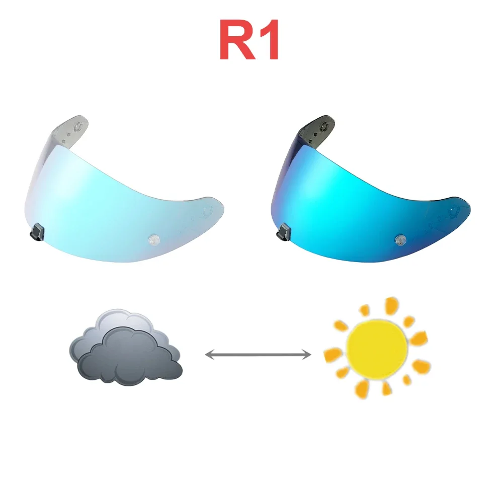 Фотохромный козырек для шлема R1 Для Shoei RF1400 NXR2 CWR-F2 Z8/SCORPION EXO T520 ST1400 R1Casco