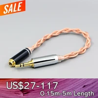 graphene 7n occ shielding coaxial mixed earphone cable for 3 5mm xlr 6 5 2 5mm male 4 4mm male to 3 5mm female ln007799