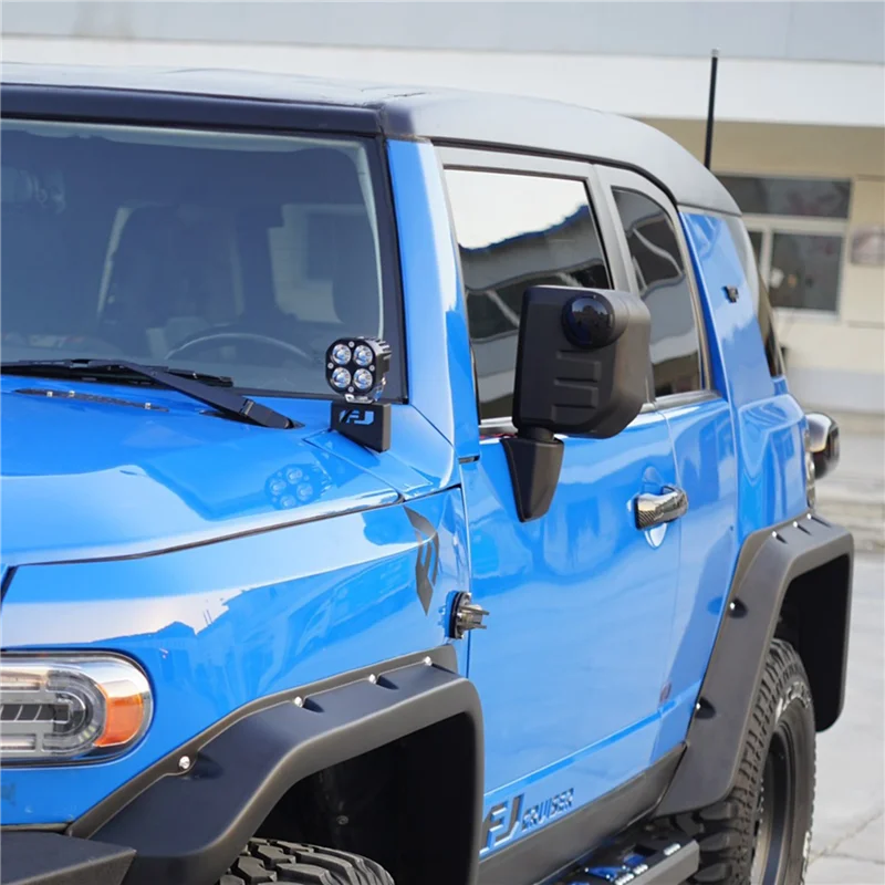 

Decorative Exterior Modification Lightless Style Rear View Mirror Cover for Toyota FJ Cruiser Side Mirror Covers