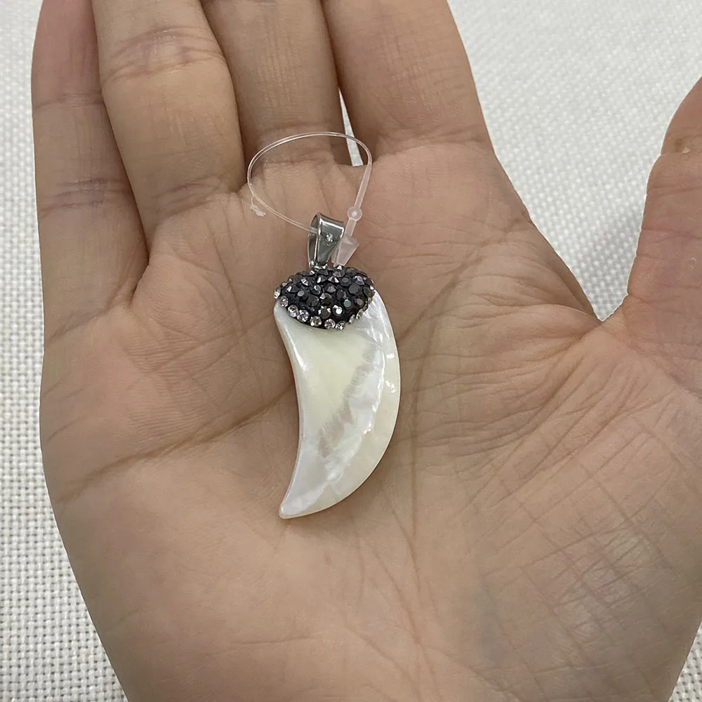 Перламутровая Подвеска из натуральной пресноводной ракушки в форме перца