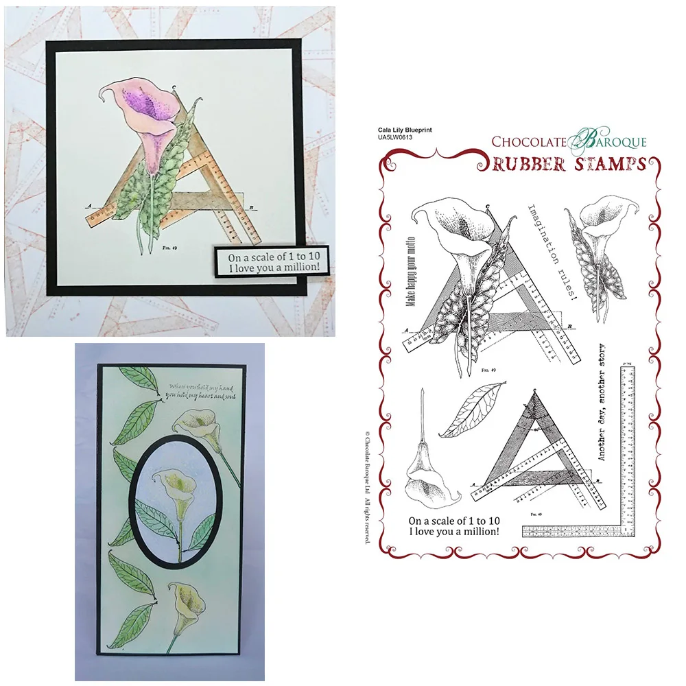 

2022 New Arrival Ruler Flower Stamps For Diy Scrapbooking Paper Cards Embossing Decorative Photo Album Craft Stamps