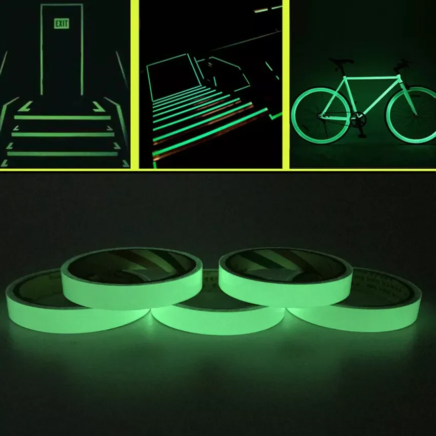 

2023 Tape Interesting Wall Sticker Living Room Bedroom Eco-friendly Home Decor Decal Glow in the Safety Warning Sticker Tape