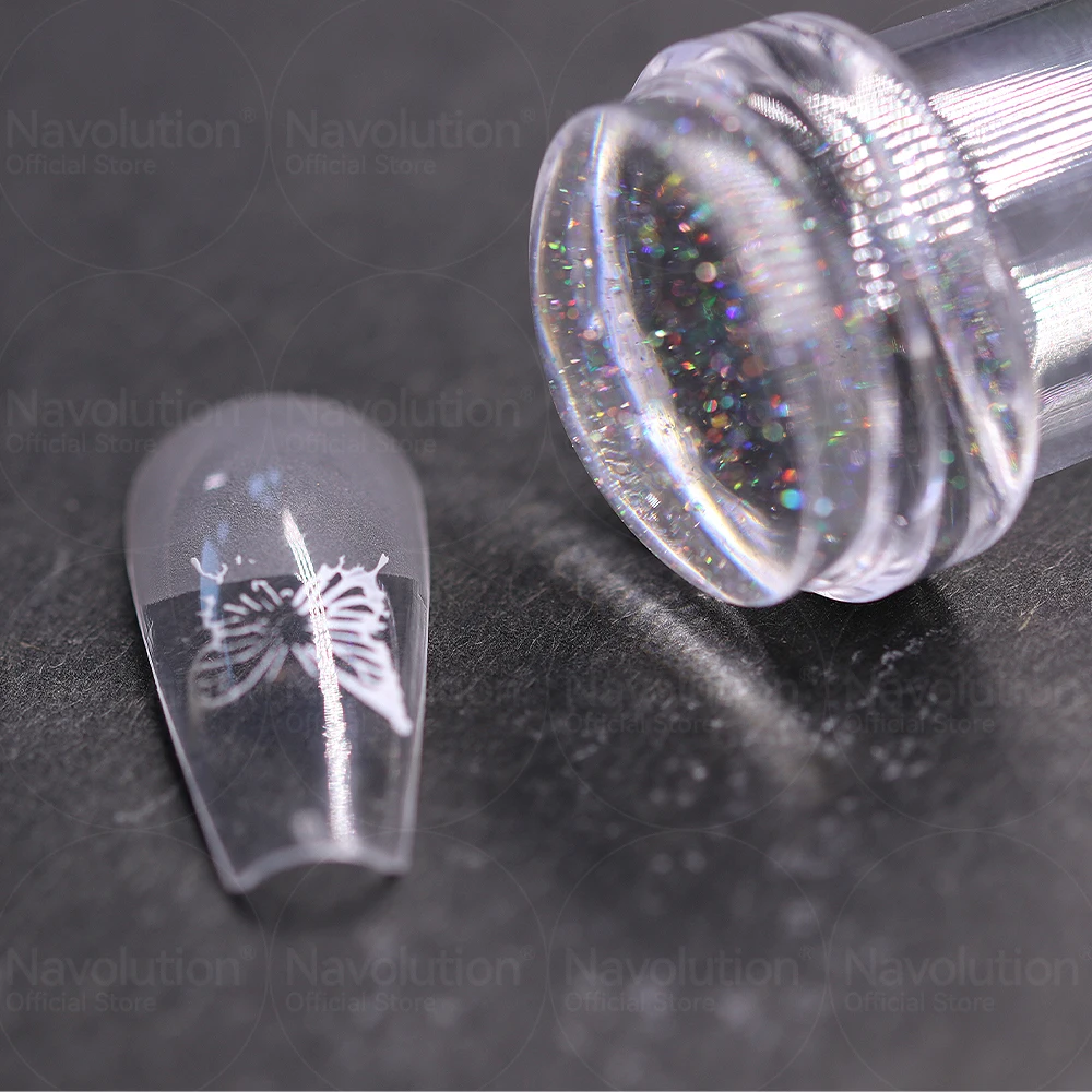 1 набор прозрачный мини-скребок для стемпинга