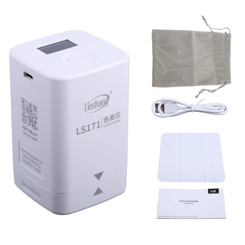 

LS171 APP Portable Colorimeter Color analyzer Digital Precise LAB Color Difference Meter Tester 8mm