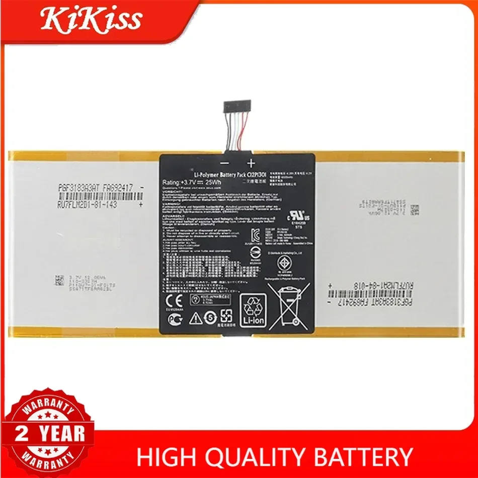 Аккумулятор для планшета C12P1301 6560 мАч ASUS MEMO PAD K00A (ME302C) MemoPad 10 1 дюйма TF303K 1B014A