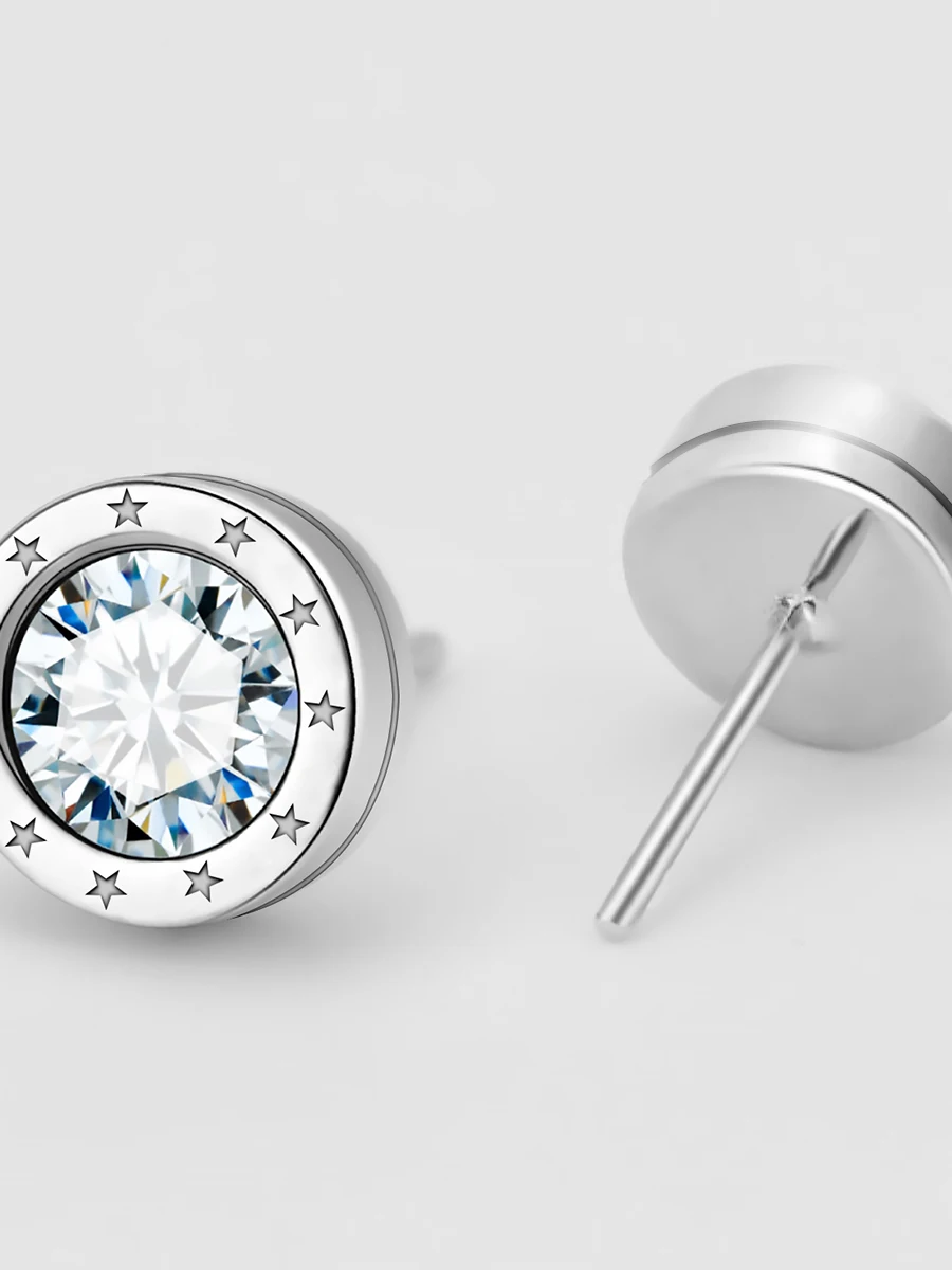 Качественные серебряные серьги OEM мужские аксессуары стерлинговое серебро 925