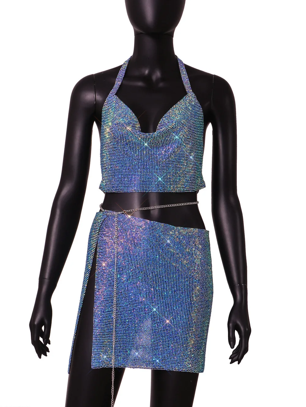 Комплект АKYZO металлический топ и юбка