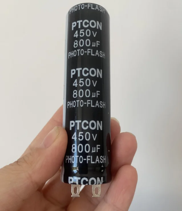 Конденсаторы 450 в 800 мкФ фотовспышка элемент Электронный Конденсатор 25*90 мм