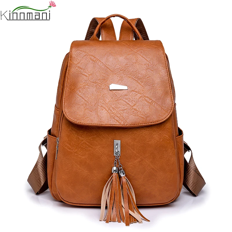 

Women High Quality PU Leather Backpacks Fashion Female Shoulder Bag Sac a Dos Travel Ladies Bagpack Mochilas Girls School Bags