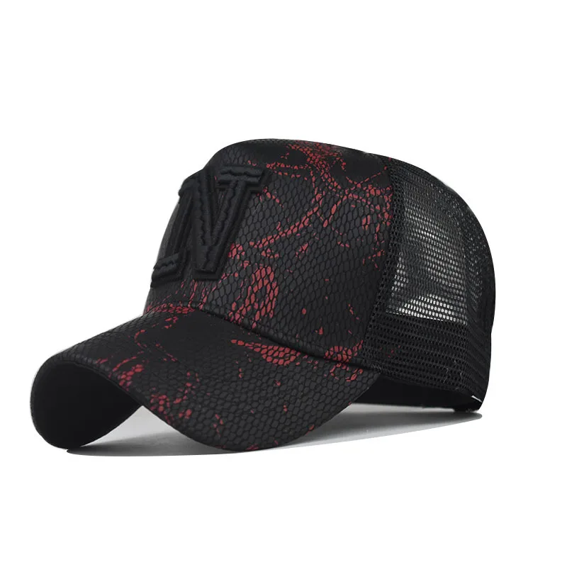 

Sport Cap for Men Women Colorful Leaf Print Flash Drill Peaked Cap Outdoor Casual Sun Cap Hat Hip Hop Cap New