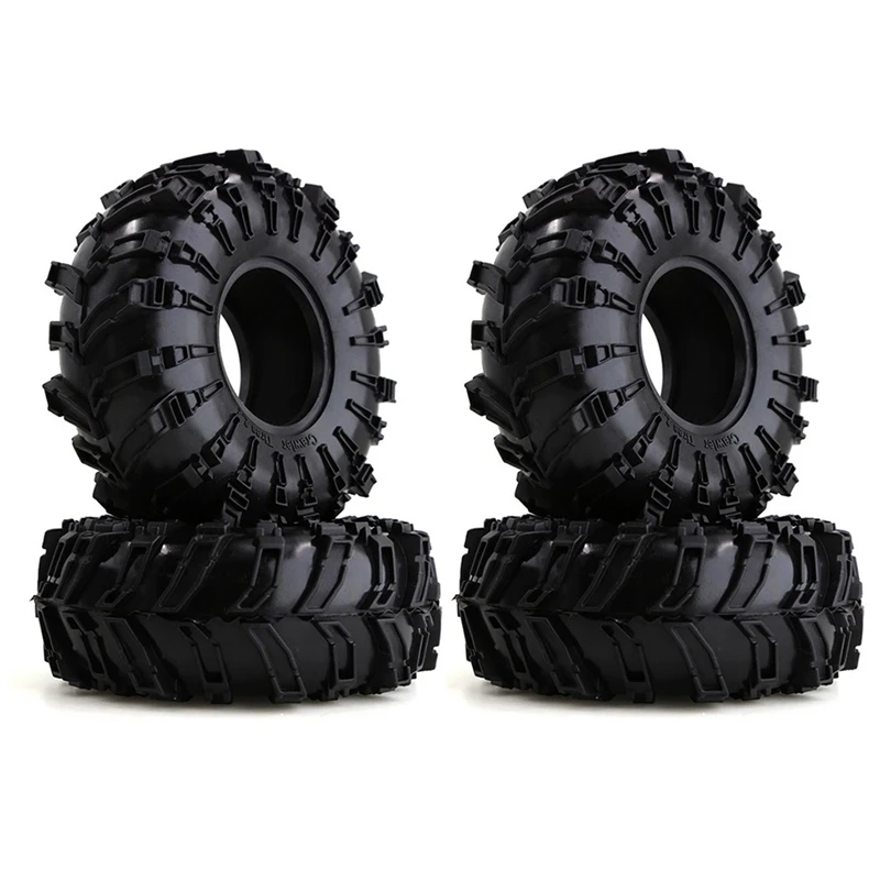 

4PCS 140MM 2.2 Rubber Tires Wheel Tyres For 1/10 RC Crawler Car Axial Wraith SCX10 Capra Traxxas TRX4 TRX6 D90