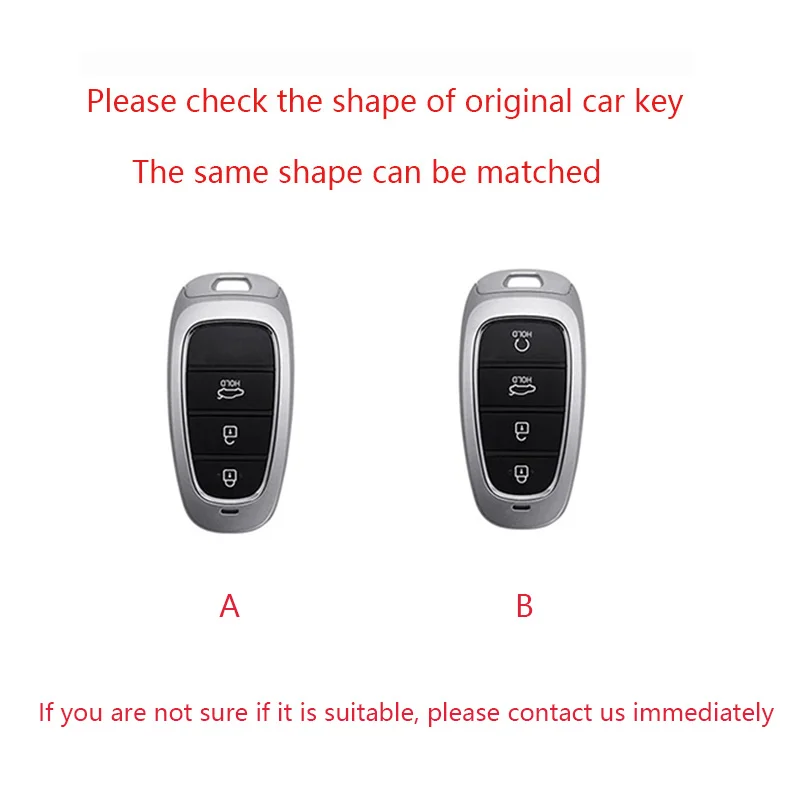 Новый автомобильный чехол для ключей из сплава брелок Hyundai Solaris Sonata Hybrid NEXO NX4 New Grand