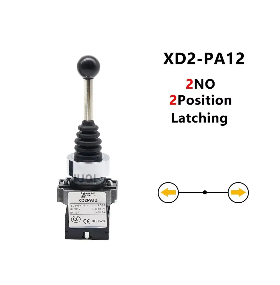 

4NO 4-позиционный перекидной переключатель XD2PA14 XD2PA24 контроллеры джойстика/2NO 2-позиционный клавишный переключатель XD2PA12 XD2PA22