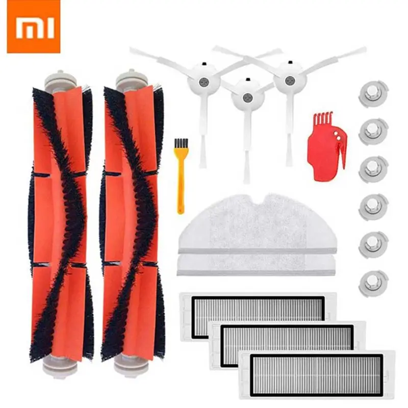 HEPA Filter Vacuum Cleaners Parts Accessories Kits for Xiaomi Mi Robot 2 S50 S51 S5 S6 E20 Main Brush Side Brush Mop