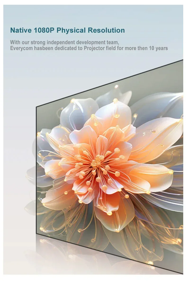 Everycom X30W Pro Full HD ЖК-видео Smart Android Wi-Fi домашний кинотеатр лучший проектор-проектор 4k